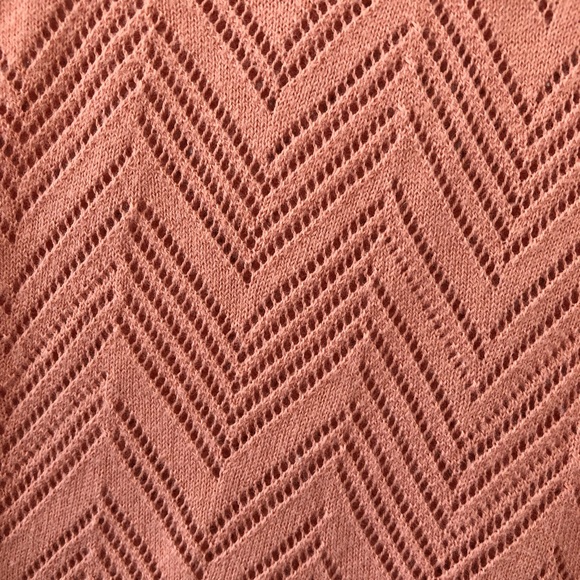 Ann Taylor Orange Coral Lightweight Sweater - Picture 2 of 3